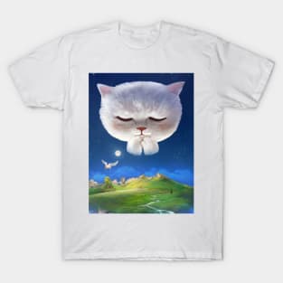 Praying Cat T-Shirt